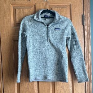 Patagonia Better Sweater 1/4 Zip Gray size XS